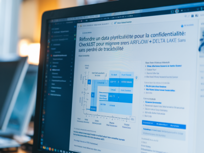 Refondre un data pipeline pour la confidentialité : checklist pour migrer vers airflow+delta lake sans perdre de traçabilité