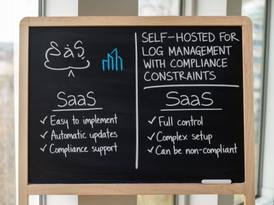 comment choisir entre saas et self-hosted pour une solution de gestion de logs avec contraintes de conformité
