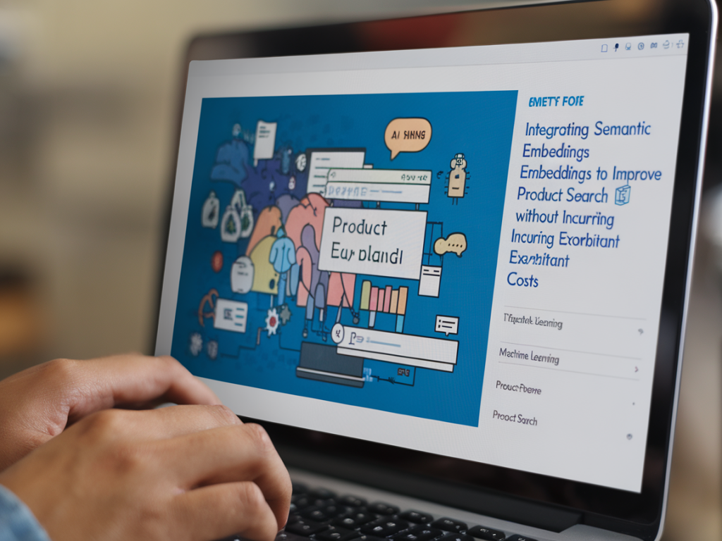 intégrer des embeddings sémantiques pour améliorer la recherche produit sans lancer des coûts délirants