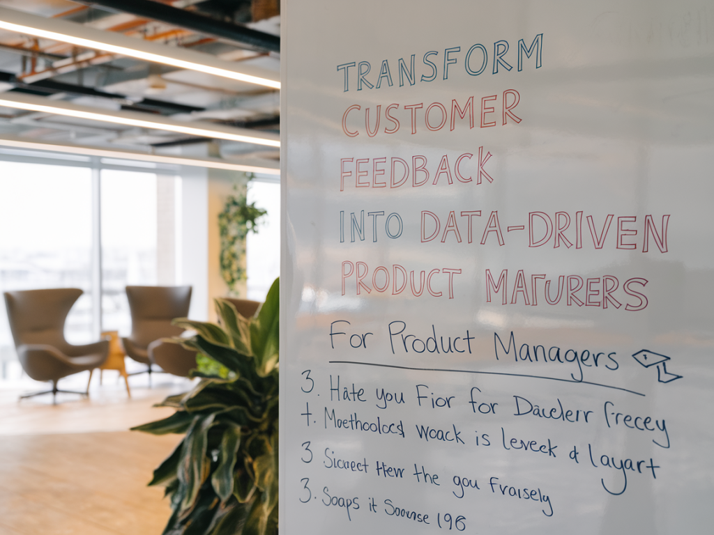 transformer les retours clients en features data-driven : méthodologie pour product managers