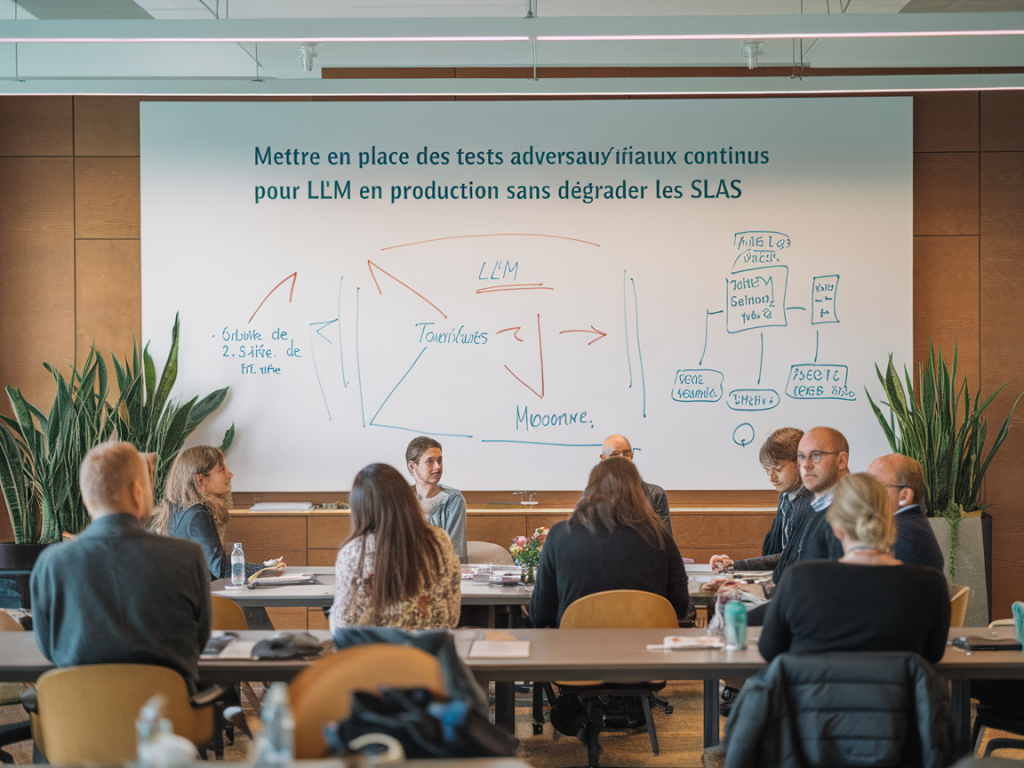 Mettre en place des tests adversariaux continus pour llm en production sans dégrader les slas : méthodologie et exemples concrets