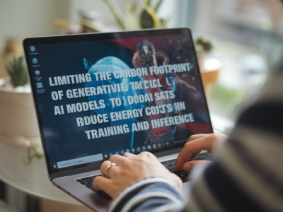 Limiter l'empreinte carbone des modèles d'ia générative : tactiques concrètes pour réduire les coûts énergie en entraînement et inférence
