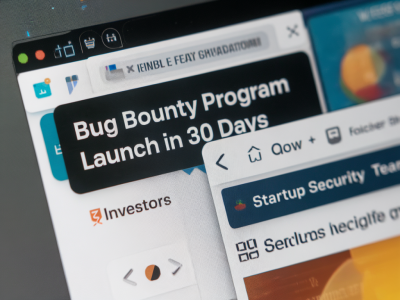 Comment lancer en 30 jours un programme de bug bounty pour startup sans équipe sécurité dédiée et convaincre des investisseurs