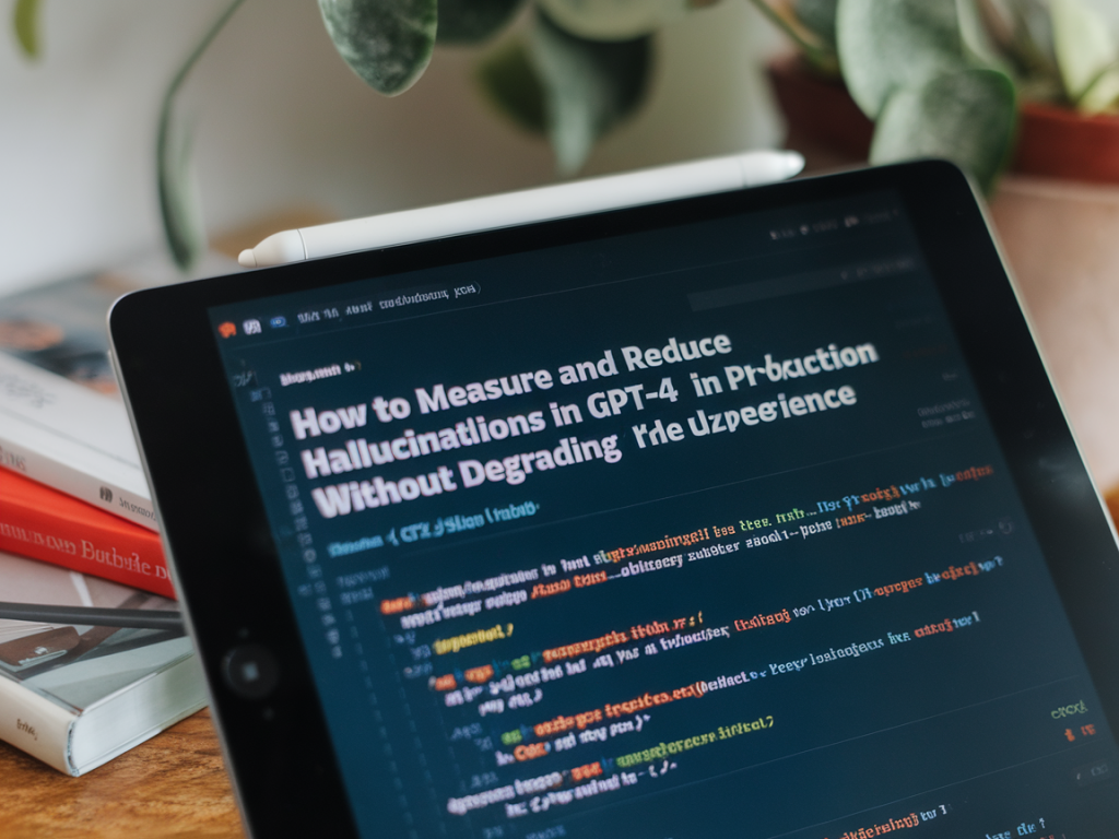Comment mesurer et réduire les hallucinations de gpt-4o en production sans dégrader l'expérience utilisateur